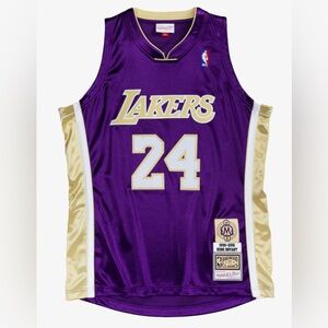 NWT Kobe Bryant Purple Lakers 1996/2016 Hardwood Classics Mitchell & Ness Jersey